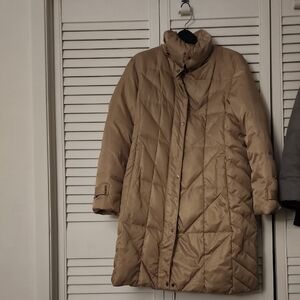 Jones New York Beige Puffer Jacket